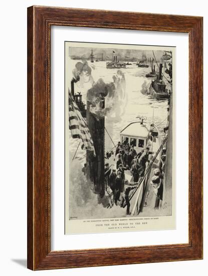 From the Old World to the New-William Lionel Wyllie-Framed Giclee Print