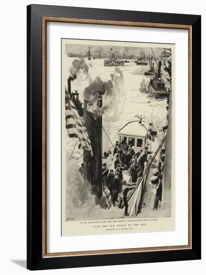 From the Old World to the New-William Lionel Wyllie-Framed Giclee Print