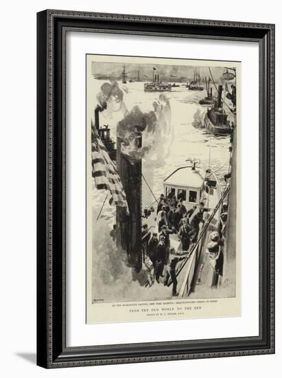 From the Old World to the New-William Lionel Wyllie-Framed Giclee Print