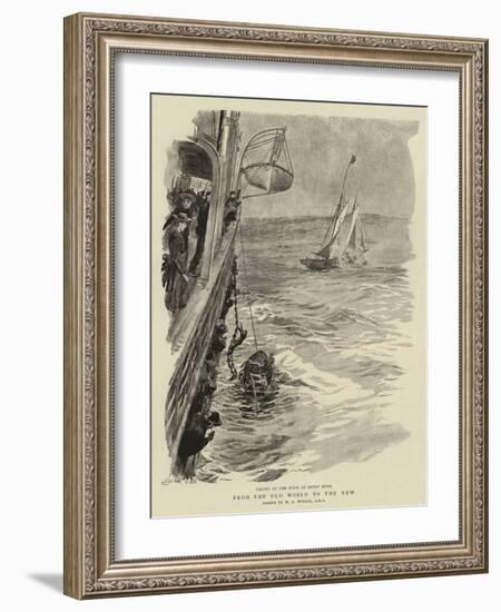 From the Old World to the New-William Lionel Wyllie-Framed Giclee Print