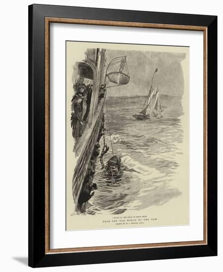 From the Old World to the New-William Lionel Wyllie-Framed Giclee Print