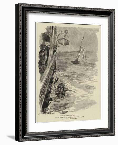 From the Old World to the New-William Lionel Wyllie-Framed Giclee Print