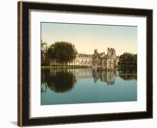 From the park, Fontainebleau Palace, France, c.1890-c.1900-null-Framed Photographic Print