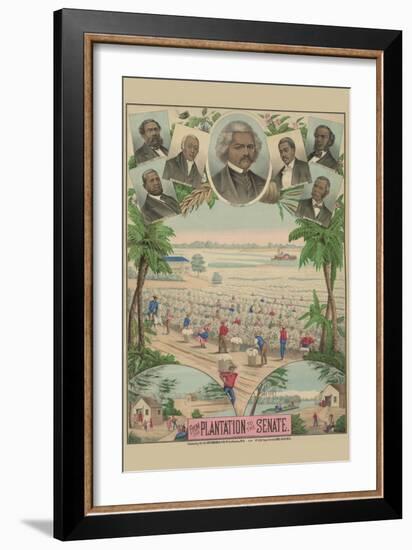 From the Plantation to the Senate-null-Framed Art Print