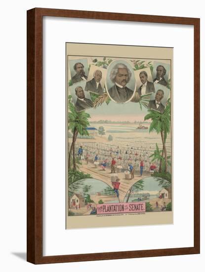 From the Plantation to the Senate-null-Framed Art Print