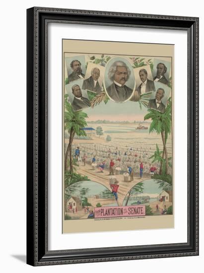 From the Plantation to the Senate-null-Framed Premium Giclee Print