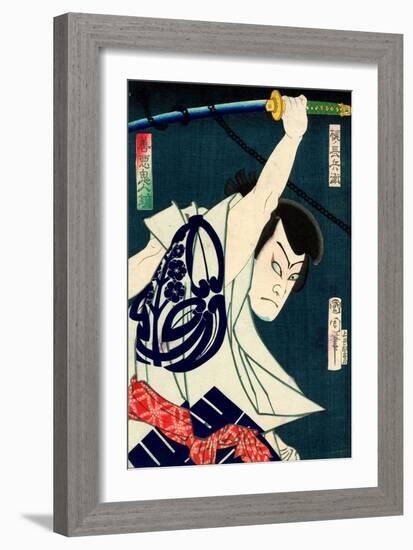 From the Series Mirror of Demonic People, Good and Evil-Kunichika toyohara-Framed Giclee Print