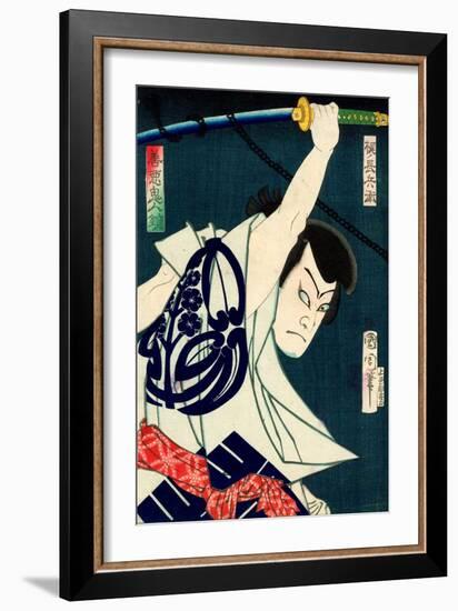 From the Series Mirror of Demonic People, Good and Evil-Kunichika toyohara-Framed Giclee Print