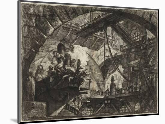 From the Series the Imaginary Prisons (Le Carceri D'invenzione) Par Piranesi, Giovanni Battista (17-Giovanni Battista Piranesi-Mounted Giclee Print