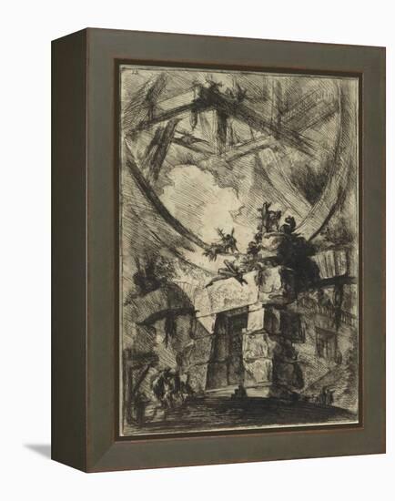 From the Series the Imaginary Prisons (Le Carceri D'invenzione) Par Piranesi, Giovanni Battista (17-Giovanni Battista Piranesi-Framed Premier Image Canvas