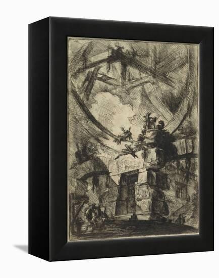 From the Series the Imaginary Prisons (Le Carceri D'invenzione) Par Piranesi, Giovanni Battista (17-Giovanni Battista Piranesi-Framed Premier Image Canvas