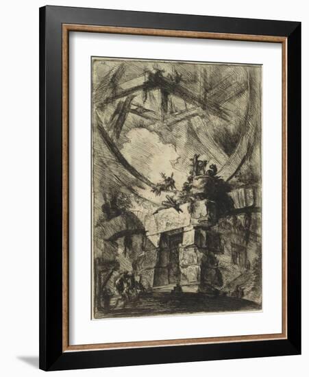 From the Series the Imaginary Prisons (Le Carceri D'invenzione) Par Piranesi, Giovanni Battista (17-Giovanni Battista Piranesi-Framed Giclee Print