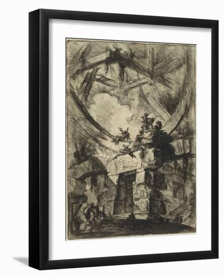 From the Series the Imaginary Prisons (Le Carceri D'invenzione) Par Piranesi, Giovanni Battista (17-Giovanni Battista Piranesi-Framed Giclee Print