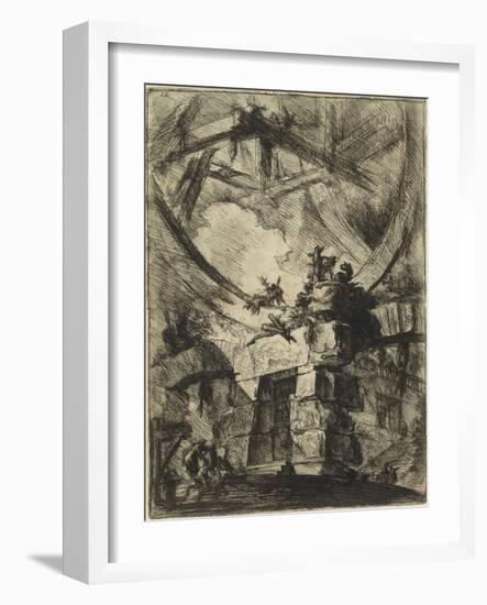 From the Series the Imaginary Prisons (Le Carceri D'invenzione) Par Piranesi, Giovanni Battista (17-Giovanni Battista Piranesi-Framed Giclee Print