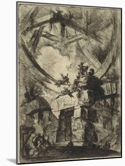 From the Series the Imaginary Prisons (Le Carceri D'invenzione) Par Piranesi, Giovanni Battista (17-Giovanni Battista Piranesi-Mounted Giclee Print