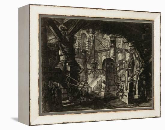 From the Series the Imaginary Prisons (Le Carceri D'invenzione) Par Piranesi, Giovanni Battista (17-Giovanni Battista Piranesi-Framed Premier Image Canvas