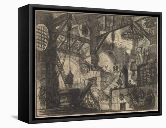 From the Series the Imaginary Prisons (Le Carceri D'invenzione) Par Piranesi, Giovanni Battista (17-Giovanni Battista Piranesi-Framed Premier Image Canvas