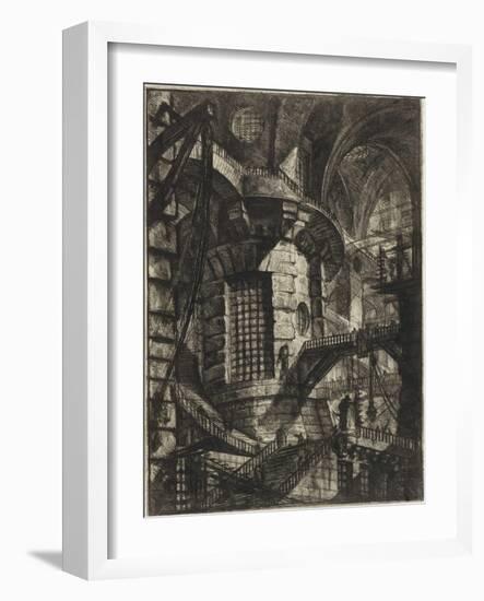 From the Series the Imaginary Prisons (Le Carceri D'invenzione) Par Piranesi, Giovanni Battista (17-Giovanni Battista Piranesi-Framed Giclee Print