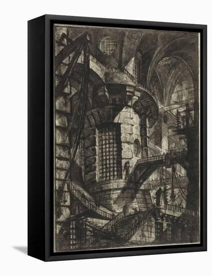 From the Series the Imaginary Prisons (Le Carceri D'invenzione) Par Piranesi, Giovanni Battista (17-Giovanni Battista Piranesi-Framed Premier Image Canvas