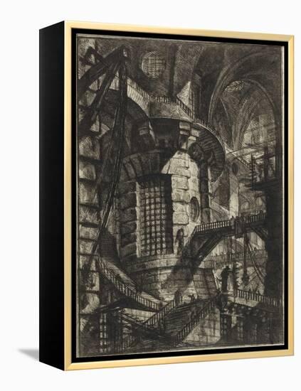 From the Series the Imaginary Prisons (Le Carceri D'invenzione) Par Piranesi, Giovanni Battista (17-Giovanni Battista Piranesi-Framed Premier Image Canvas