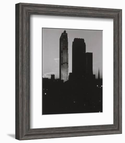 From the Shelton, Looking West, 1935–36-Alfred Stieglitz-Framed Art Print