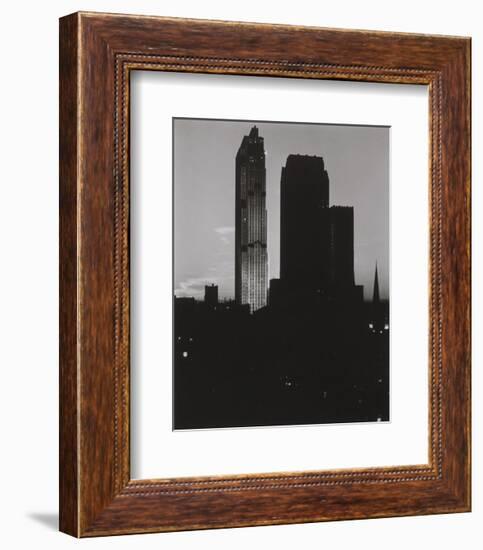 From the Shelton, Looking West, 1935–36-Alfred Stieglitz-Framed Art Print