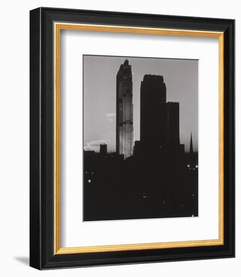 From the Shelton, Looking West, 1935–36-Alfred Stieglitz-Framed Art Print