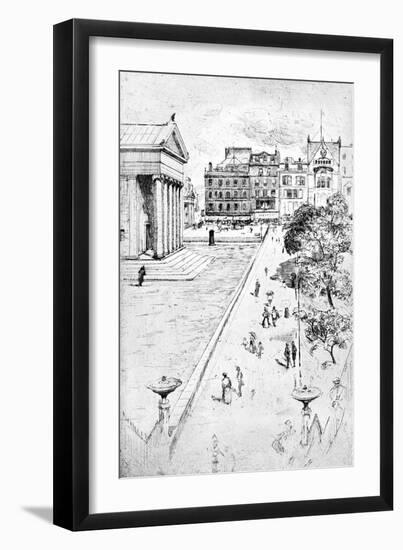 From the Steps of the Mound, Edinburgh, 1900-Frank Laing-Framed Giclee Print