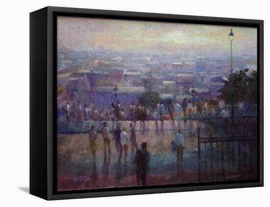 From the Steps of the Sacre Coeur, 1992-Vic Trevett-Framed Premier Image Canvas