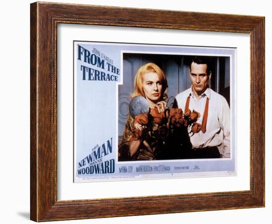 From the Terrace, Joanne Woodward, Paul Newman, 1960-null-Framed Photo