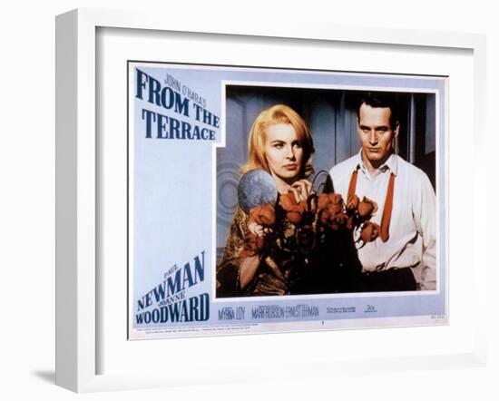 From the Terrace, Joanne Woodward, Paul Newman, 1960-null-Framed Photo