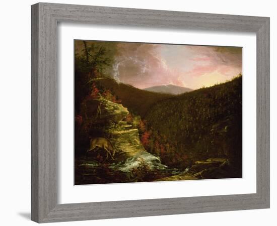 From the Top of Kaaterskill Falls, 1826-Thomas Cole-Framed Giclee Print