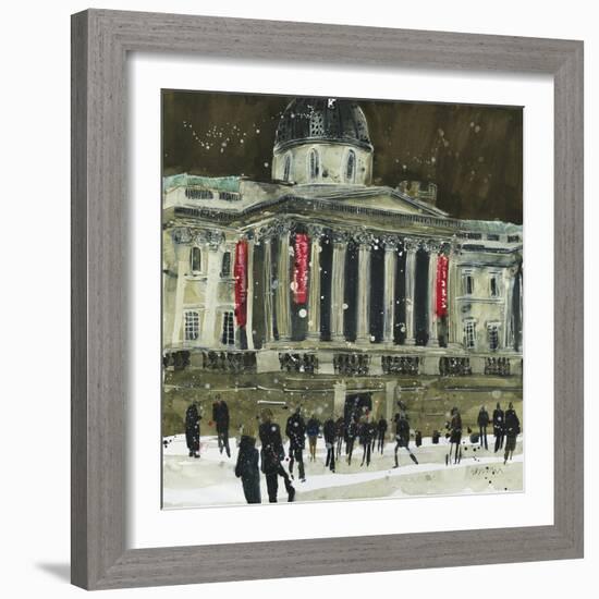 From Trafalgar Square, Facade the National? Gallery, London-Susan Brown-Framed Giclee Print