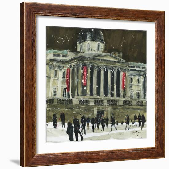 From Trafalgar Square, Facade the National? Gallery, London-Susan Brown-Framed Giclee Print