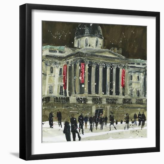 From Trafalgar Square, Facade the National? Gallery, London-Susan Brown-Framed Giclee Print