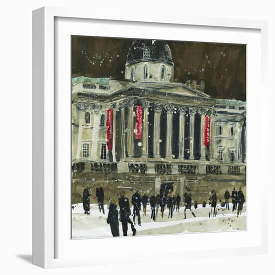 From Trafalgar Square, Facade the National? Gallery, London-Susan Brown-Framed Giclee Print
