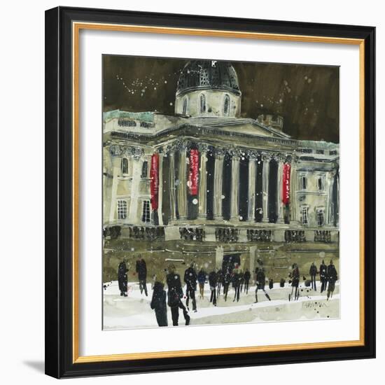 From Trafalgar Square, Facade the National? Gallery, London-Susan Brown-Framed Giclee Print