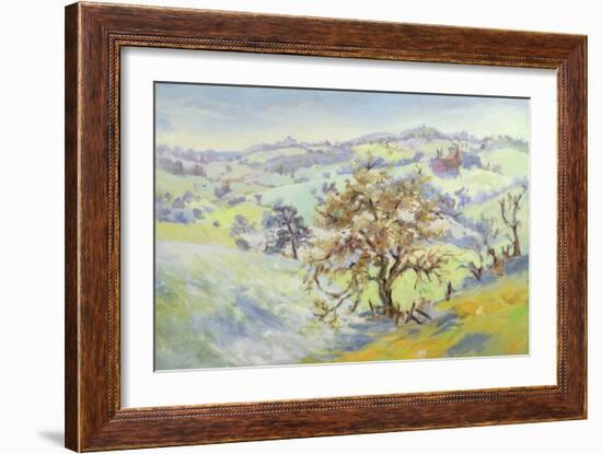 From Udimore Towards Peasmarch, Sussex, in Winter-Anne Durham-Framed Giclee Print