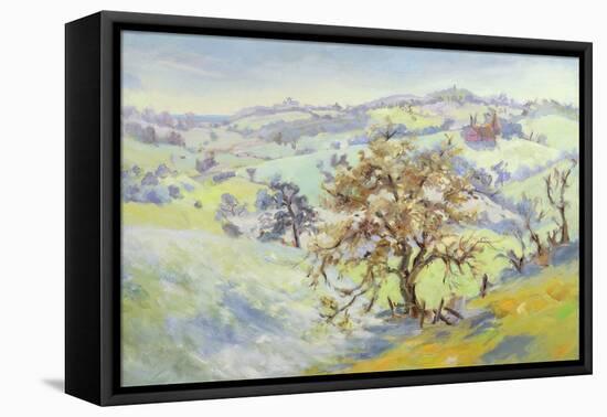 From Udimore Towards Peasmarch, Sussex, in Winter-Anne Durham-Framed Premier Image Canvas