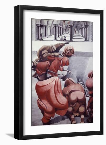 From Wake, Untitled-Edward Burra-Framed Giclee Print