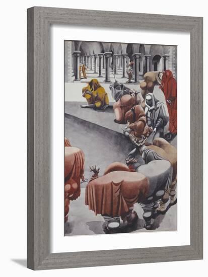 From Wake, Untitled-Edward Burra-Framed Giclee Print