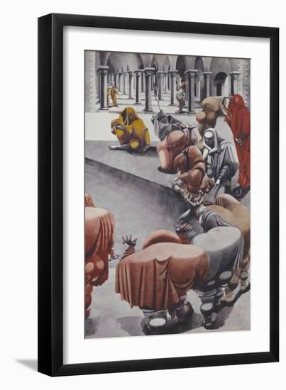 From Wake, Untitled-Edward Burra-Framed Giclee Print