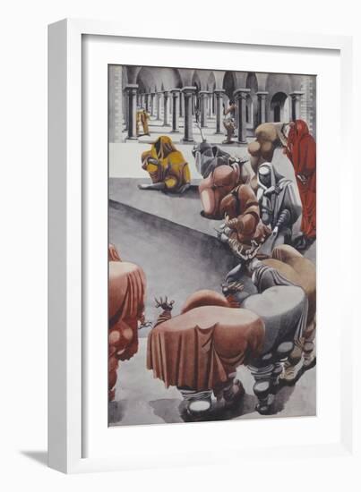 From Wake, Untitled-Edward Burra-Framed Giclee Print