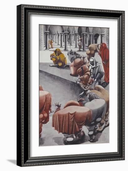 From Wake, Untitled-Edward Burra-Framed Giclee Print