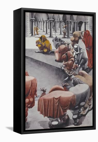 From Wake, Untitled-Edward Burra-Framed Premier Image Canvas