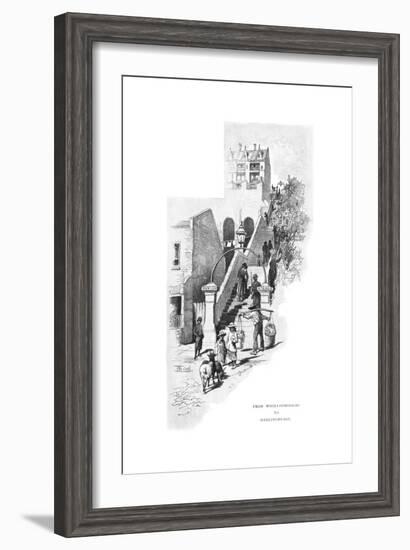From Woolloomooloo to Darlinghurst, Sydney, New South Wales, Australia, 1886-Frederic B Schell-Framed Premium Giclee Print
