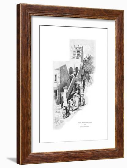 From Woolloomooloo to Darlinghurst, Sydney, New South Wales, Australia, 1886-Frederic B Schell-Framed Premium Giclee Print