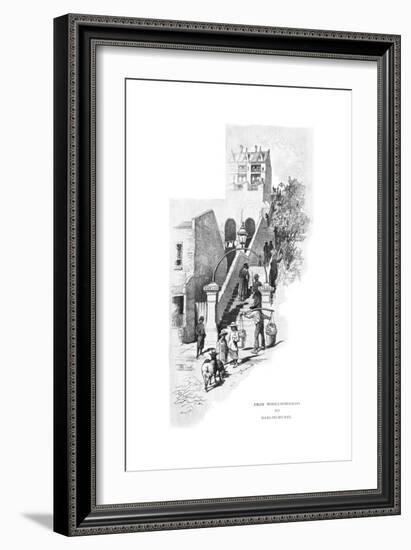 From Woolloomooloo to Darlinghurst, Sydney, New South Wales, Australia, 1886-Frederic B Schell-Framed Premium Giclee Print