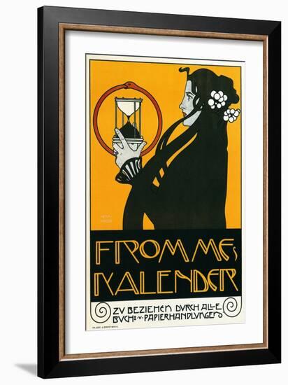 Fromme Calendar Printers-Alphonse Mucha-Framed Art Print