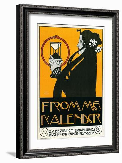 Fromme's Calendar-Koloman Moser-Framed Art Print